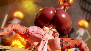 Feeling The Halloween Spirit With Futa's Big Tits And Monster Cock Fucking