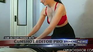 Skvelý mladý 18+ amatérsky pár domáci záznam s cumshot a blowjob.