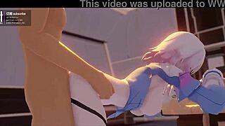 Fu-Hua Sucking Hard In 3D Hentai