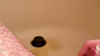 Old Man Gives Golden Shower To Small Cock