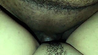 Interracial sex with big cock in pussy and ass
