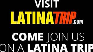 amateur latina enjoys messy shower session with deepthroat