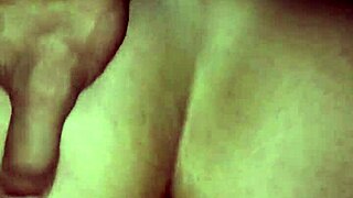 Deep anal sex with big cock, bent over in doggystyle, cumshot creampie.