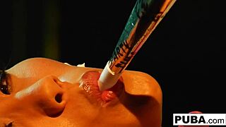 Jessica strips off her sexy hot clothes.