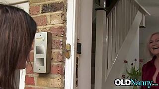 lacey starr and montse swinger strip for wild lesbian fun