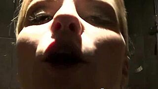 Cute babe with big boobies has a shower, I'm so horny for her tits!