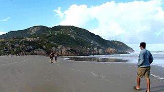 Did She Really Fuck a Stranger on the Beach? Manuh Cortez in Public Outdoor Encounter