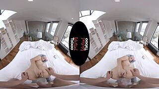 Shaved pussy and big tits in a naughty cosplay fantasy