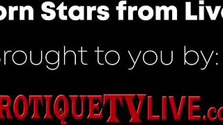 Busty black babe Tori Taylor fucks Eric John and his big cock