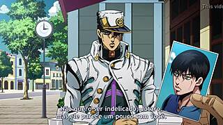 jojo's bizarre adventure golden wind ep 1 with hentai twists?