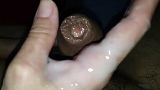 bi cuckold enjoys prostate massage with wife karina and lucas during massive cumshot.