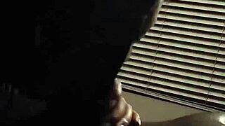 Nikee daniel, an ebony amateur, engages in intense blowjob and ass licking session