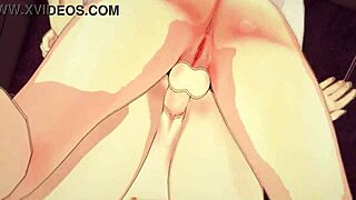 Futa Makima Boldly Penetrates Moaning Power With Big Cock In 3D Hentai Cumshot