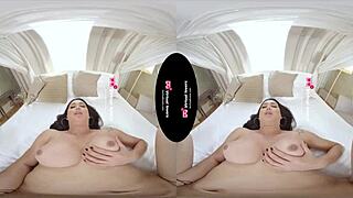 A shemale's sensual encounter with her partner in the morning