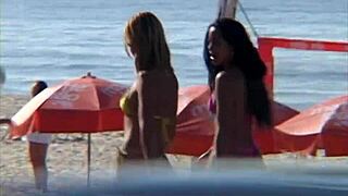 Amateur exhibitionism on Rio de Janeiro beaches, 100 real