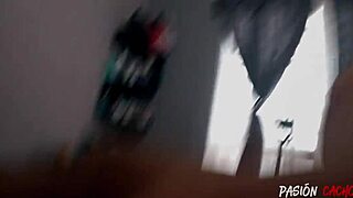 My stepsister was alone and hot, so horny, masturbating in her panties and lingerie?