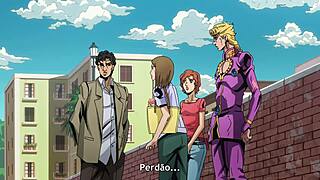 jojo's bizarre adventure golden wind ep 1 with hentai twists?