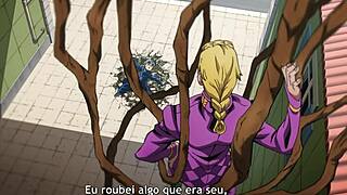 jojo's bizarre adventure golden wind ep 1 with hentai twists?