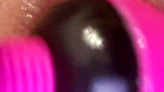 lovense wand makes her squirt wet while moaning loudly 😩💦