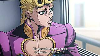 jojo's bizarre adventure golden wind ep 1 with hentai twists?