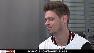 Hot hunk and sexy twink engage in intimate activities