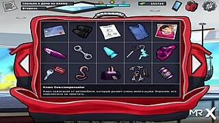 Maid cleans up in summertimesaga game