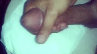 Look at this shaved dick in the bathroom, what do you think?