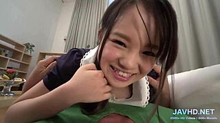 Cute asian teen amateur in high definition scene