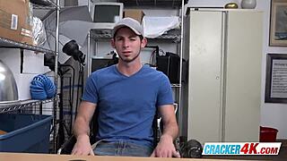 cute stud's asshole destroyed by big black cock