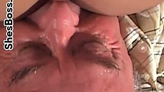 Old slave feels intense pleasure from ass licking