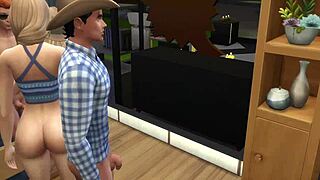 Family Engages In Wild Group Orgy Sex