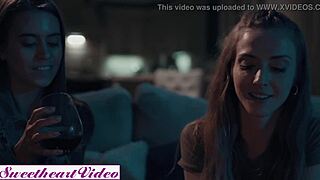 Karla Kush and Jill Kassidy share intimate moments in bedroom