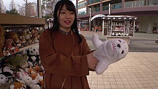 japanese babe uses toys before creampie finish