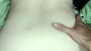 she bent over in doggystyle, wanting that big cock to punch her ass hard from pov.