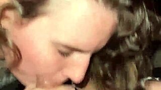 Darcy Dark engages in public sex at the cinema with blowjob and masturbation