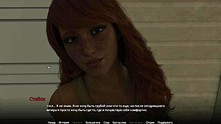 big tits slut deepthroats cock in 3d game