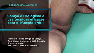 O Amigão Licking Soraya's Shaved Pussy in Cowgirl Action