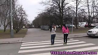 teen 18+ babe fingers cunt in shower 😘