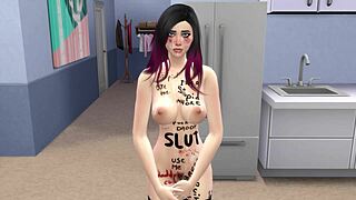 Office Slut Humiliated By Workers