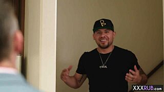 hot milf massaging that perverted lawyer's big cock