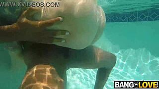 Underwater big ass and tits with Jay Bangher and Connie Perignon