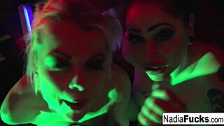 hot double pov bj – nadia white and ophelia rain tease!