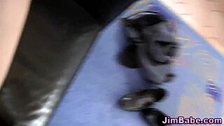 does the amateur suck the oldy's cock?