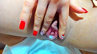 Beautiful Busty Myla Angel Stretches Pussy After Hot Boyfriend Sex