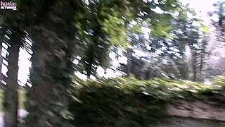 super hot model flashes big tits and upskirt in florida outdoors 😏