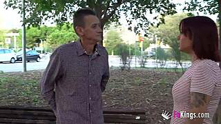 Valeria Fucks Old Man After Seeing Bulge