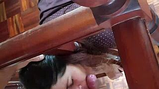 Hot milf stuck upstairs