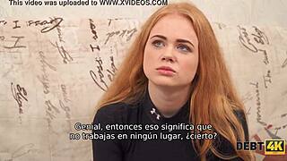 Rose Wild, adolescente rusa de 18+, chupa a extraño por dinero en TV panorámica. ¡Trato casero duro!