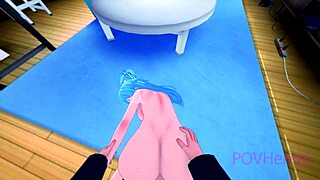 goddess aqua finds use in konosuba parody