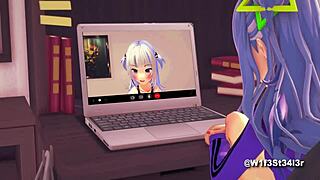 gura is busy in hololive hentai parody gangbang